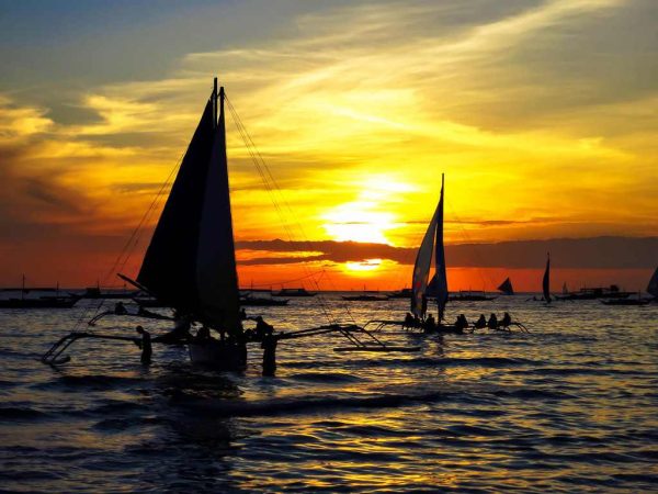 Sunset Paraw Sailing